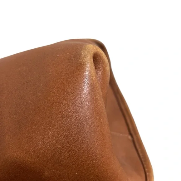 Vintage Coach Leather Mini Backpack Brown Gold Turn Lock 9960 Adjustable Straps - Picture 16 of 16